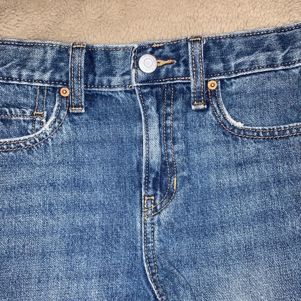 🔹4 for $30 Old Navy High Rise Slouchy Straight Denim Shirts, Girls 6